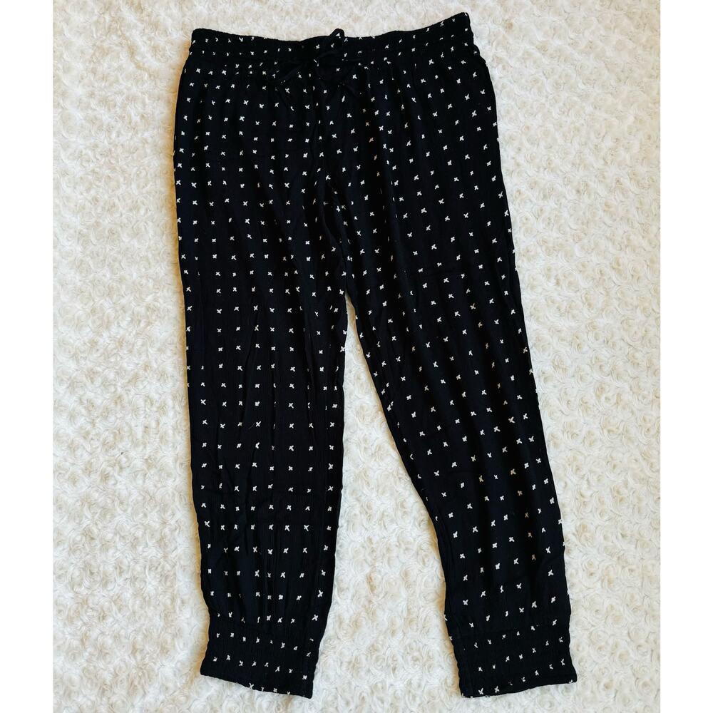 Urban Outfitters Out from Under Printed Smocked Jogger Lightweight Pants Medium
